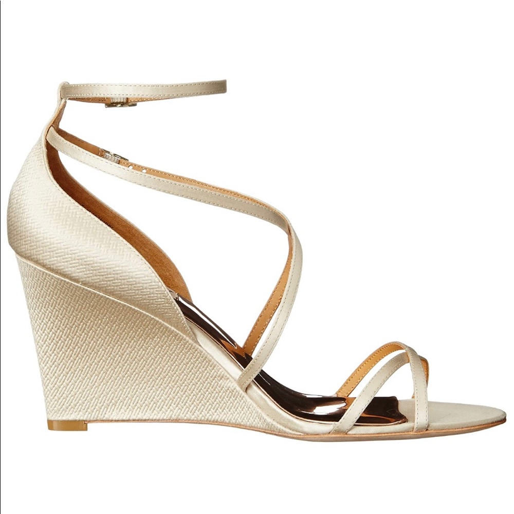 Badgley Mischka satin sandals